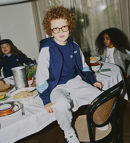 Hummel Cardigan - HmlJR - Dress Blue/ Faded Denim