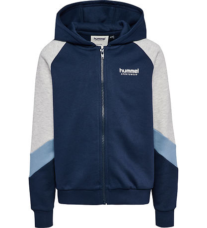 Hummel Cardigan - HmlJR - Dress Blue/ Faded Denim