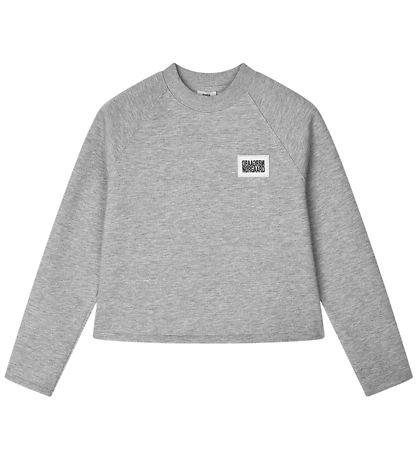 Mads Nørgaard Sweatshirt - Alia - Grey Melange