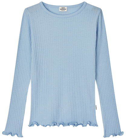Mads Nørgaard Bluse - Pointella Trudy - Cashmere Blue
