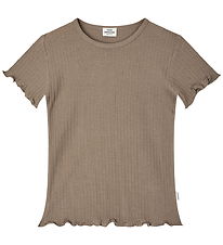 Mads Nørgaard T-shirt - Pointella - Walnut
