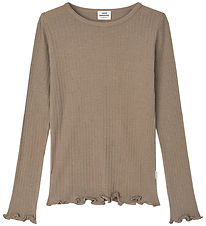 Mads Nørgaard Blouse - Pointella Trudy - Walnut
