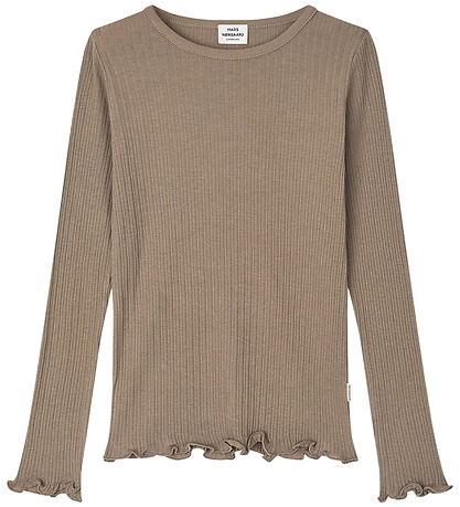 Mads Nørgaard Blouse - Pointella Trudy - Walnut