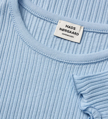 Mads Nørgaard t-shirt - Pointella Trixina - Cashmere Blue