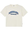 Mads Nørgaard T-shirt - Sadness - Vanilla Ice/Bright Cobalt