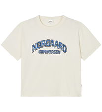 Mads Nørgaard T-shirt - Sadness - Vanilla Ice/Bright Cobalt
