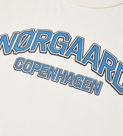 Mads Nørgaard T-shirt - Tristi - Vanilla Ice/Bright Cobalt