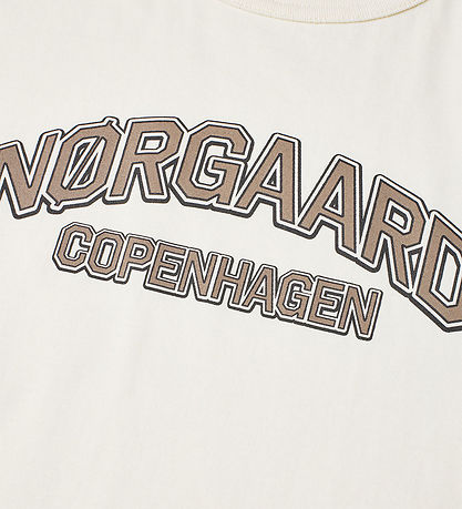 Mads nørgaard T-shirt - Tristi - Vanilla Ice/Walnut