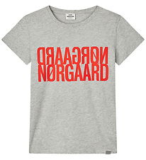 Mads Nørgaard T-shirt - Tuvina - Grey Melange