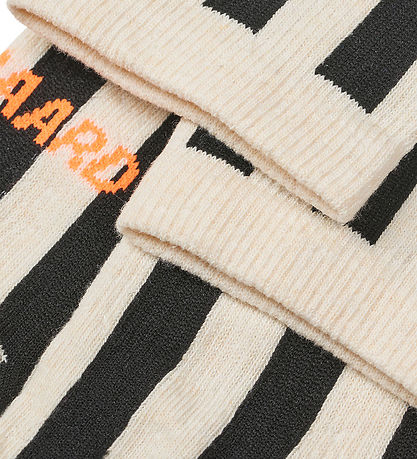 mads Nørgaard Strømper - Antonella - Black/Vanilla Ice