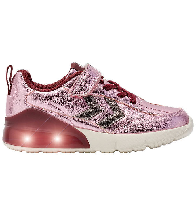 Hummel Sko m. Lys - Daylight Glitter JR - Roseate Spoonbill
