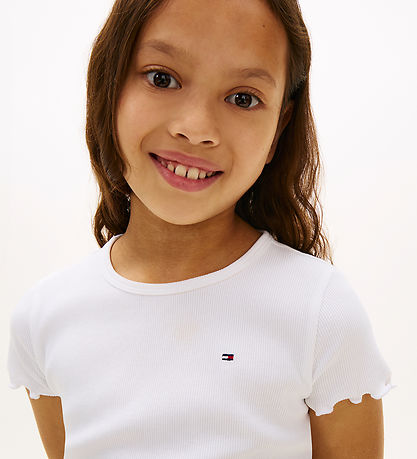 Tommy Hilfiger T-shirt - Rib - Essential - White