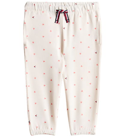 Tommy Hilfiger Sweatpants - Ancient White/Aop Hearts