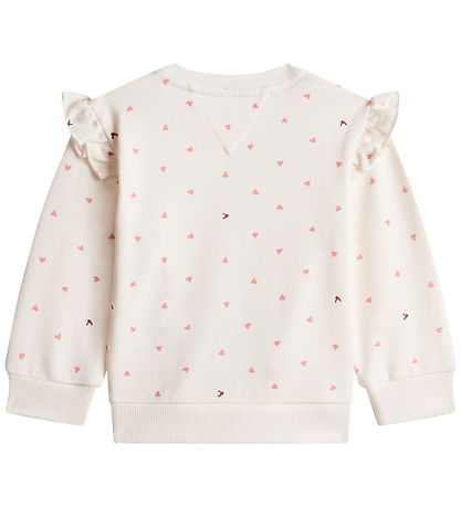 Tommy Hilfiger Sweatshirt - Ancient White/Aop Hearts