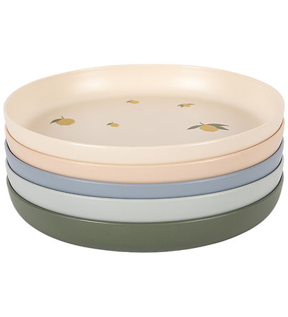 Konges Sløjd Tallerkener  - 5-Pak - Lemon Mix