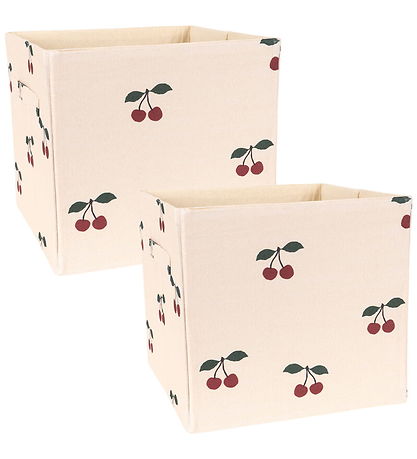 Konges Sløjd Opbevaringskasser - 2-pak -  Cherry