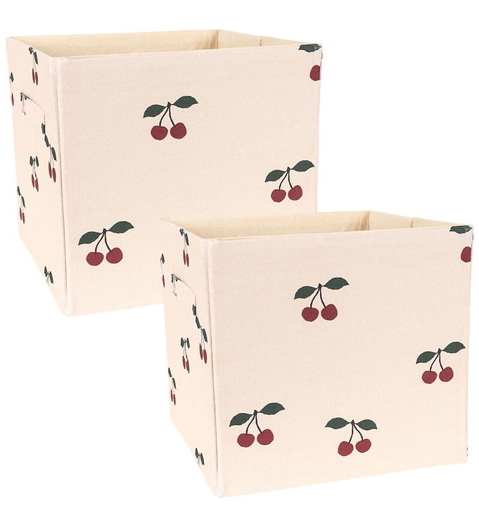 Konges Sløjd Opbevaringskasser - 2-pak - Cherry