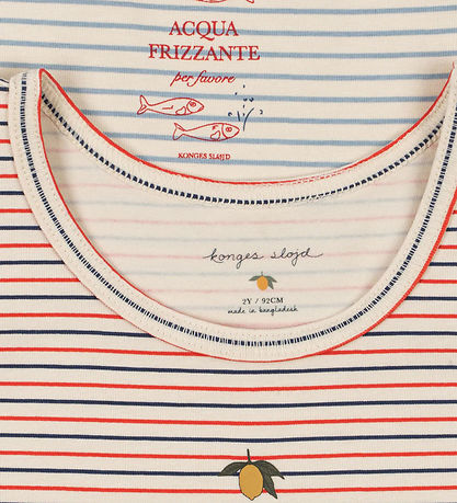 Konges Sløjd Undertrøjer - Basic - 2-Pak - Stripe Bluie/Stripe T
