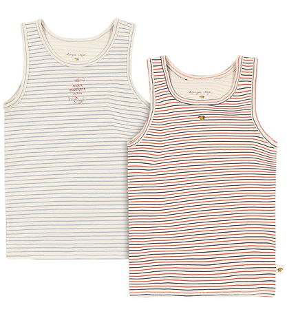 Konges Sløjd Undertrøjer - Basic - 2-Pak - Stripe Bluie/Stripe T