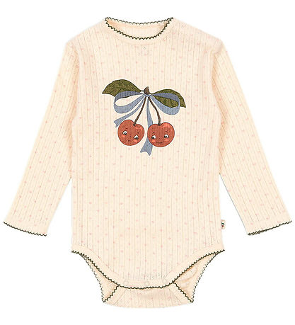 Konges Sløjd Body l/æ - Hulmønster - Minnie - Minnie Coeur