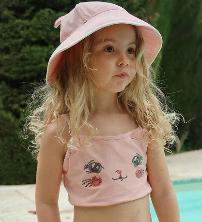 Konges Sløjd Badehat - Kitty - Powder Pink