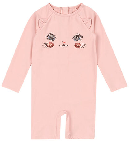 Konges Sløjd Badeheldragt - UV40+ - Kitty - Powder Pink