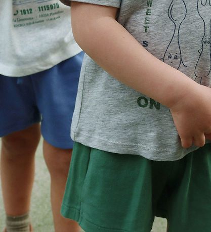 Konges Sløjd Sweatshorts - Spotty - Dark Ivy