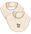 Konges Sløjd Drool bib - Pointelle - 2-Pack - Minnie - Minnie