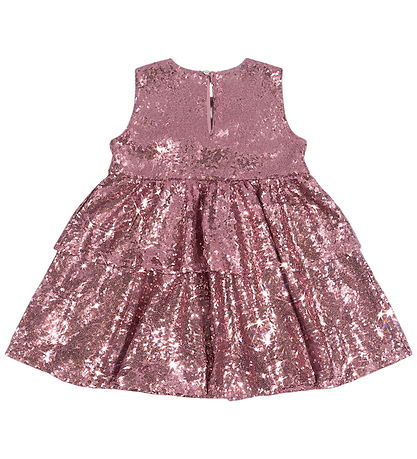 Konges Sløjd Kjole - Rosie - Mellow Rose m. Pailletter