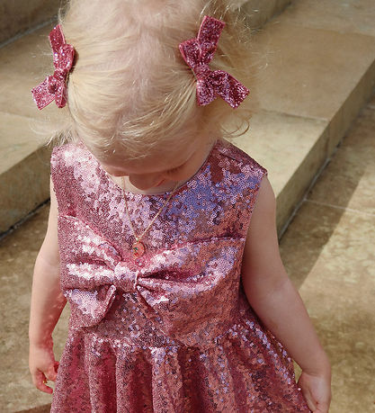 Konges Sløjd Kjole - Rosie - Mellow Rose m. Pailletter