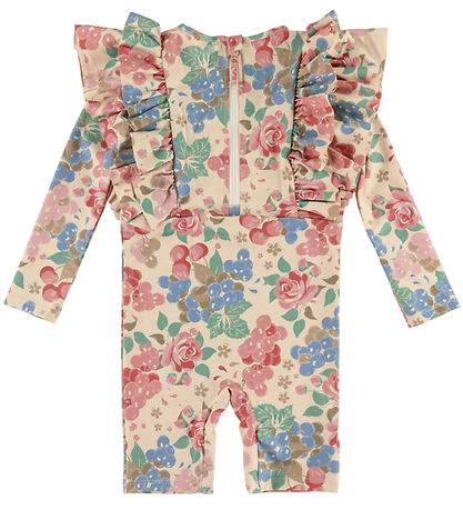 Konges Sløjd Badeheldragt - UV40+ - Manuca Frill - Bloomiegrape