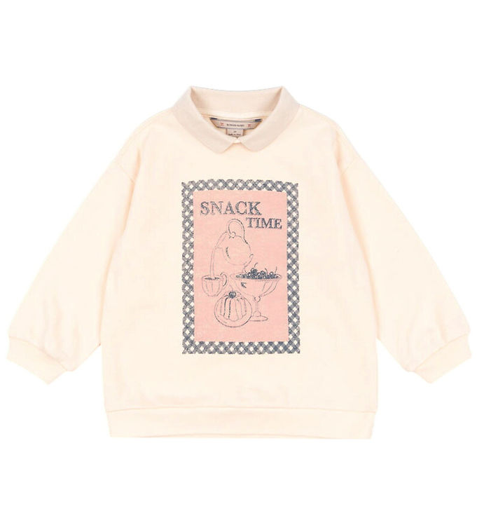 Konges Sløjd Polobluse - Sweat - Spotty - Buttercream