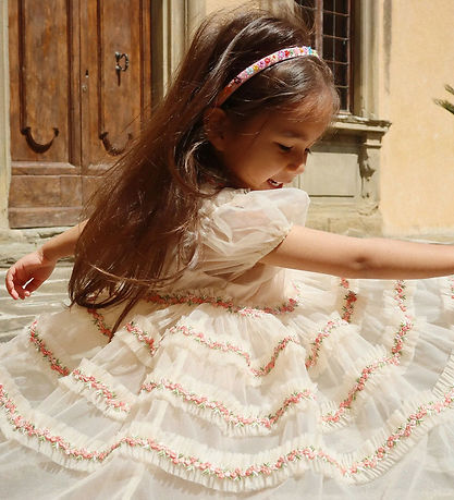 Konges Sløjd Hårbøjle - Flower - Mellow Rose