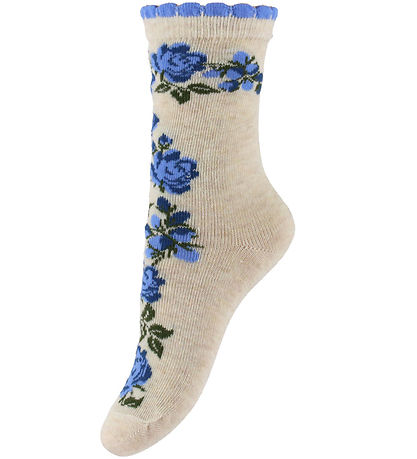 Konges Sløjd Strømper - Jacquard - 2-pak - Amarena/Tramonto