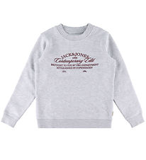 Jack & Jones Sweatshirt - JorNantucket - Bright White/MELANGE