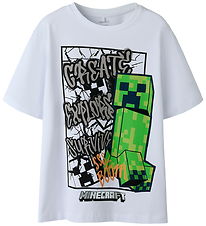 Name It T-shirt - NkmMase - Minecraft - White