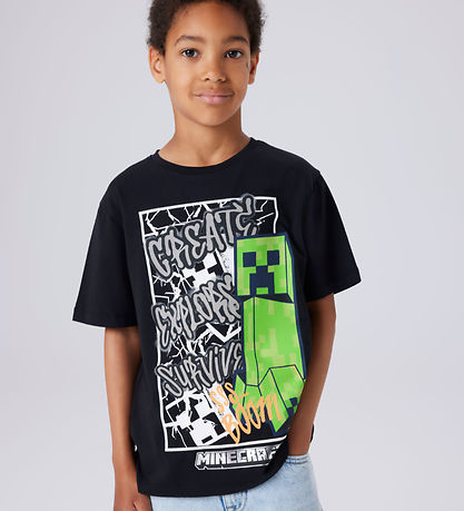 Name It T-shirt - NkmMase - Minecraft - Black