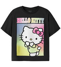 Name It T-shirt - NkfForma - Hello Kitty - Black
