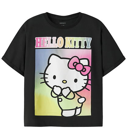 Name It T-Shirt - NkfForma - Hello Kitty - Noir