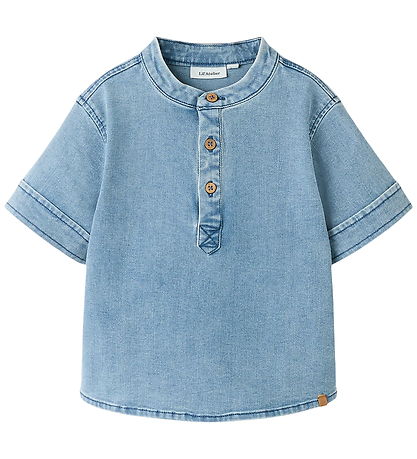 Lil' Atelier Skjorte - NmmDeva - Medium Blue Denim