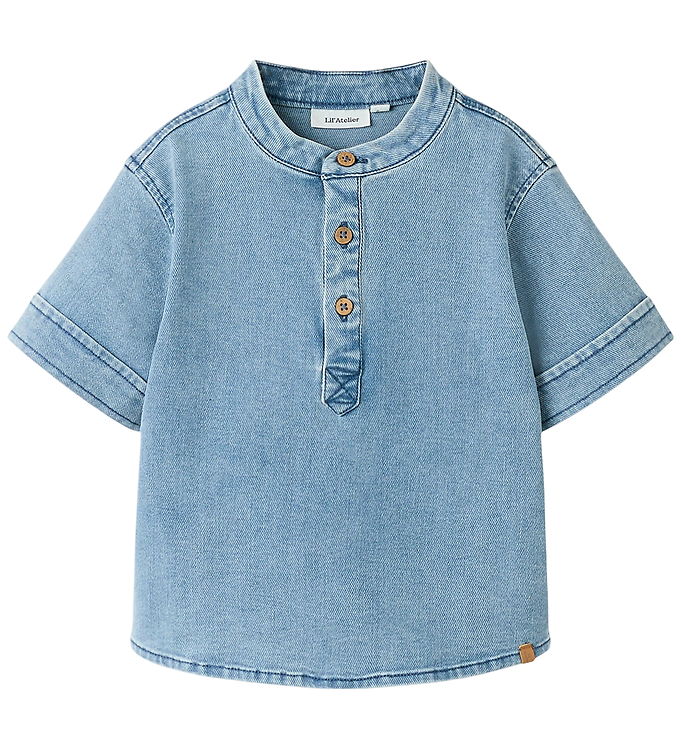 Lil' Atelier Denimskjorte K/Æ - NmmDeva - Medium Blue Denim
