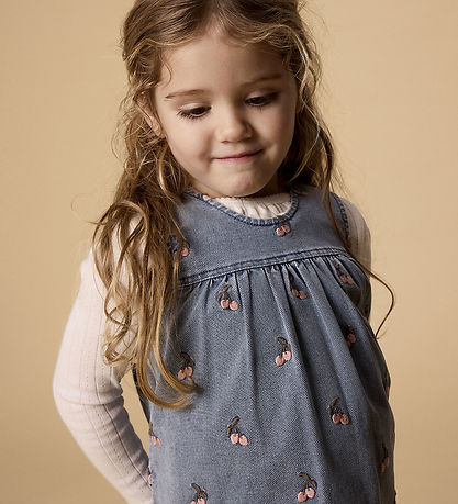 Lil' Atelier Spencer - NmfDeva - Medium Blue Denim/CHERRY