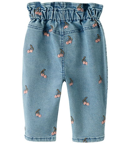 Lil' Atelier Jeans - NbfDeva - Medium Blue Denim/CHERRY