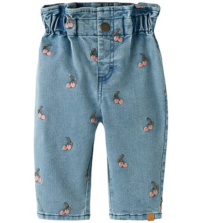Lil' Atelier Jeans - NbfDeva - Medium Blue Denim/CHERRY