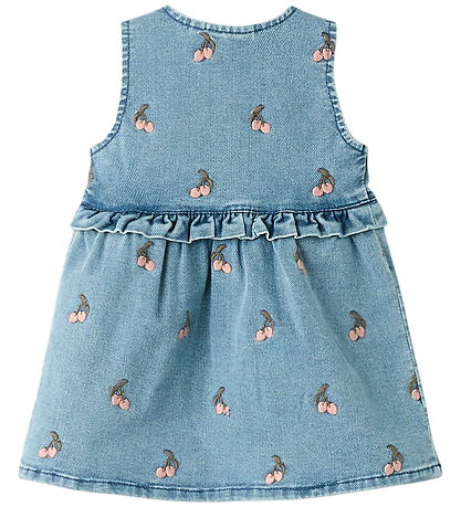 Lil' Arelier Spencer - NbfDeva - Medium Blue Denim/CHERRY