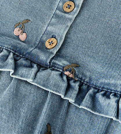 Lil' Arelier Spencer - NbfDeva - Medium Blue Denim/CHERRY