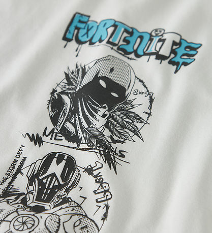 Name It T-shirt - Noos - NkmMod - Bright White/Fortnite