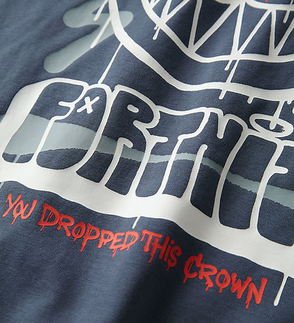 Name It T-shirt - NkmFrans - Vintage Indigo/Fortnite