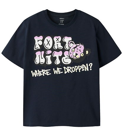 Name It T-shirt - NkmFrans - Navy Blazer/Fortnite