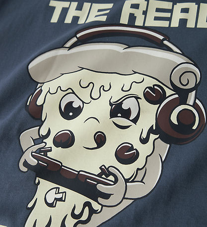 Name It T-shirt - NkmVictor - 2-pak - Vintage Indigo/Blue Fog